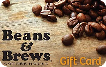 Beans and Brew Coffee House Gift Card